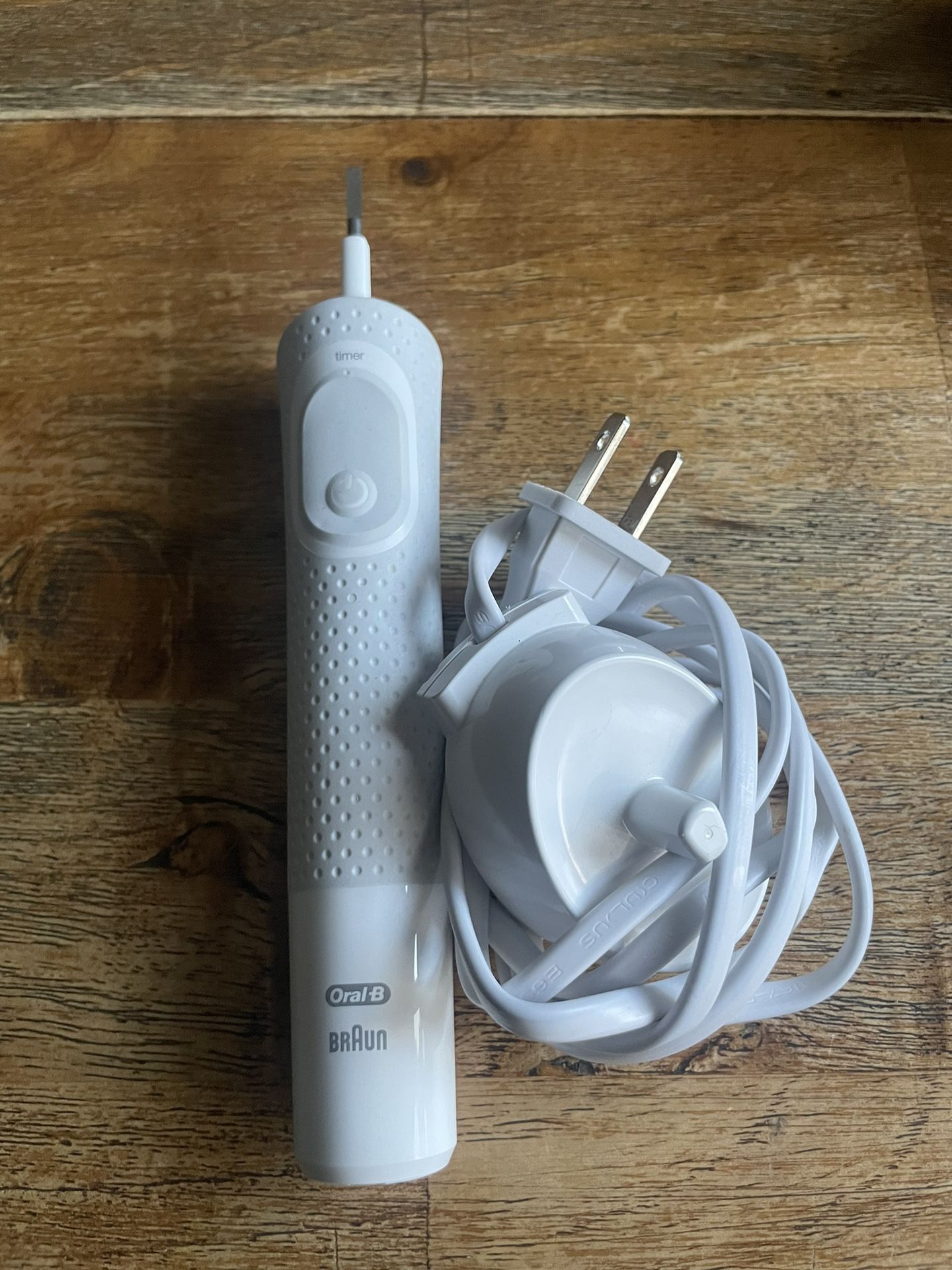 Oral B Braun electric toothbrush power hand and base