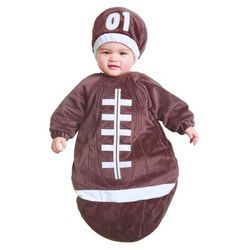 Baby costume football bunting size 0-6 months NEW