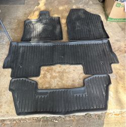 Authentic OEM Honda Pilot all weather mats