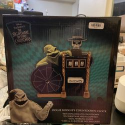 nightmare before christmas countdown clock