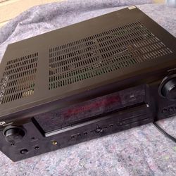 Denon AVR590 A/V Receiver. 5.1-ch, 4  HDMI Ports, Bluetooth, 450 W  Power.