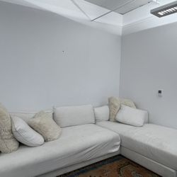 Cream Large Couch (pillows Included)