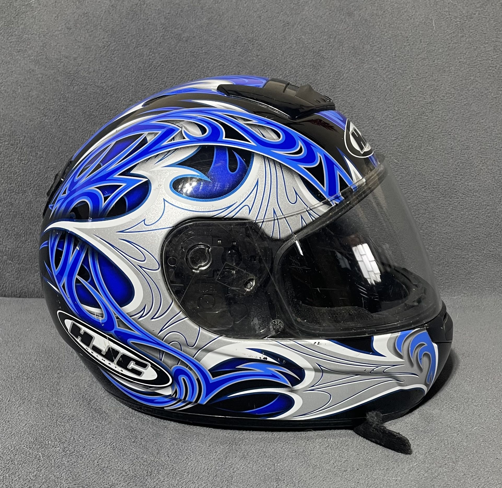 HJC CS-R1 Paradox Full Face Helmet - Blue / Silver Medium