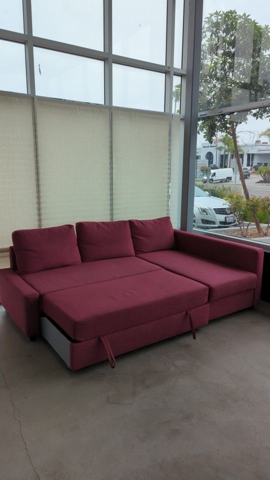 Pink Sleeper Sofa (Queen Size)