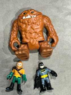 DC Comics imaginext Figures - Clay face Clayface & Aquaman & Batman