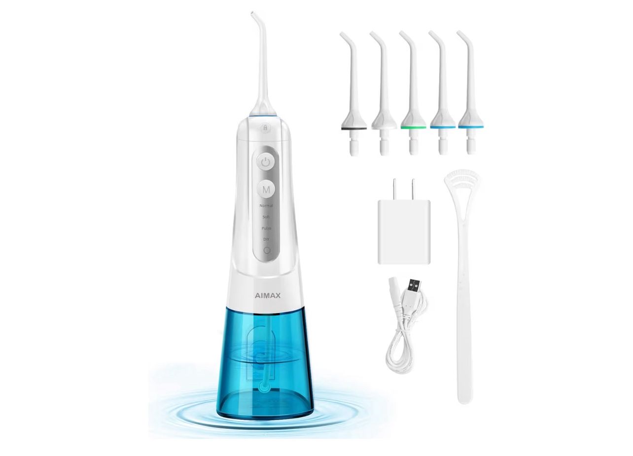 New Water Flosser Rechargeable Cordless Teeth Cleaner,