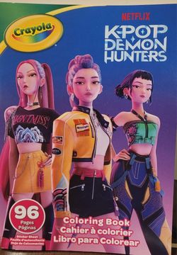 Coloring Books Kpop Demon Hunters Crayola 🖍️