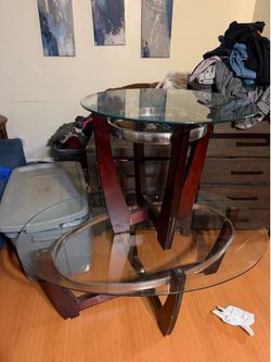 Glass coffee tables