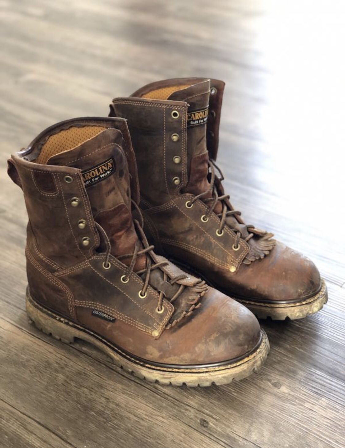 Carolina Work Boot- 8” Model 8028 (Size 10-1/2M)