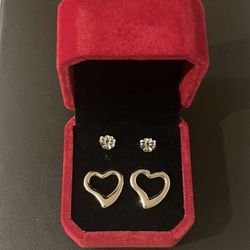 Titanium Heart Earrings