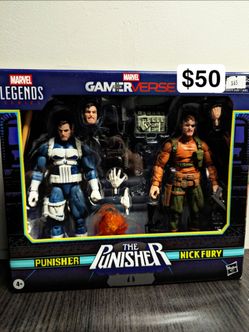 Marvel Legends Gamerverse Punisher & Nick Fury 2 Pack 1:12 Action Figures
