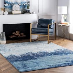 NuLoom Alayna Abstract Area Rug, Blue, 5 X 7.5