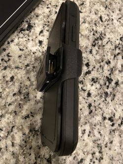 iPhone X otter box with clip