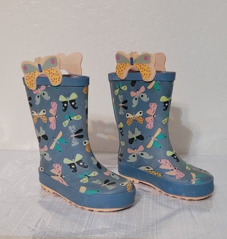 Cat And Gack Rain Boots Shoes For Kids Waterproof. Size. M,7-8 Fairly Used