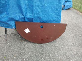 Eight half table tops $ 5 each