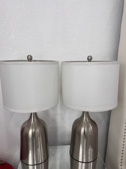 Silver lamps