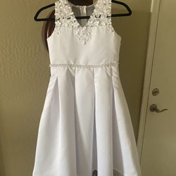 Girls White Dress- 1st Communion/Baptism/Flower Girl