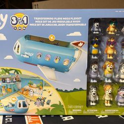  Bluey Transforming Plane Mega player 