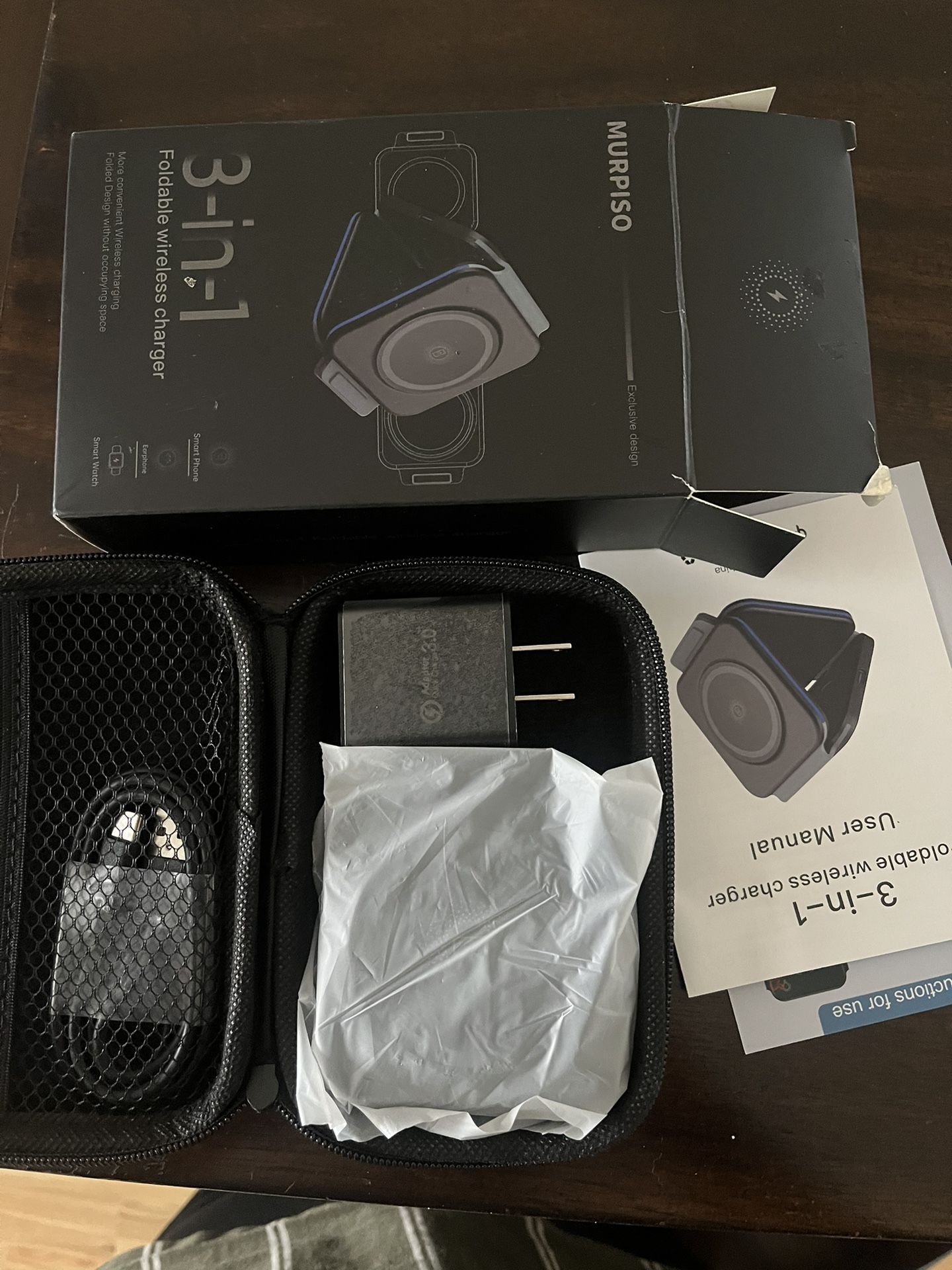 3 In 1 Apple iPhone Watch And AirPod Charger
