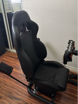 Racing seat for sim rig
