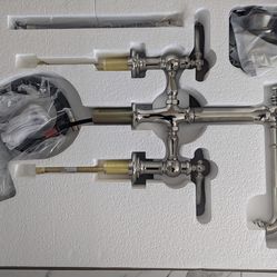 Kitchen faucet with side spray