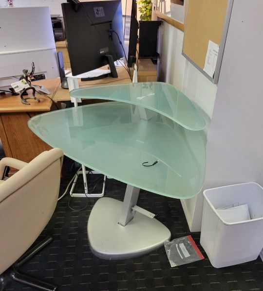 Glass Desk