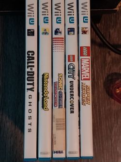 Nintendo Wii U games $10 each or all  for $50