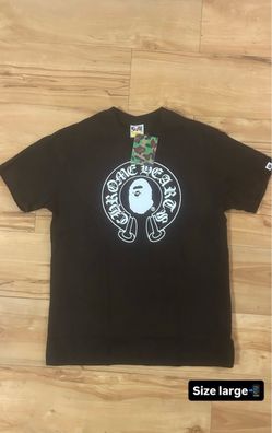 Chrome heart bape shirt