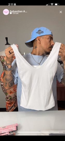 White tank top