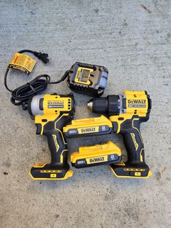 Dewalt 20v Atomic Combo Kit Brushless Brand New 