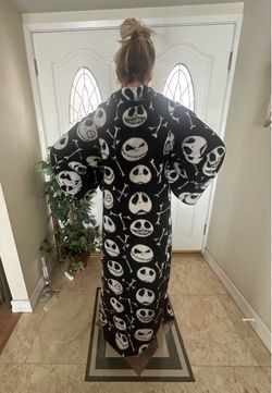 Disney Jack Skellington Robe/Blanket w/Sleeves