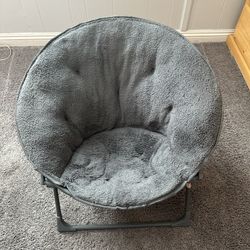 Fuzzy Saucer Chair