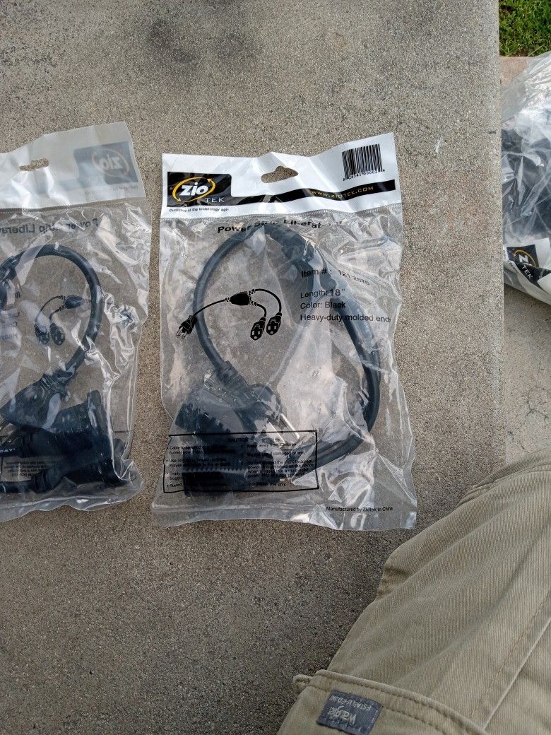 Heavy Duty Power Cord Split