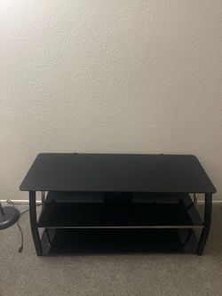 Black 3-Tier TV Stand