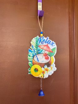 Tiki Luau Party Tin Hanging Signs