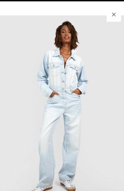 Washed Denim Boiler suit 