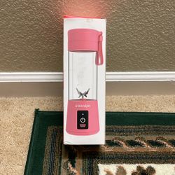 BlendJet One + Strainer - Coral Pink - NEW Includes Charging Cord