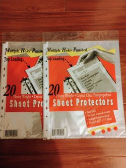 Sheet. Protectors