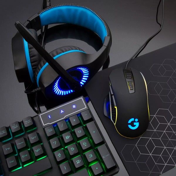 Logitech Mechanical Keyboard And Gaming Mouse And Mousepad Bundle Set Computers Laptops Desktops