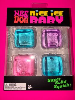 Nee Doh Nice Ice Baby 4-Pack Squish Toys