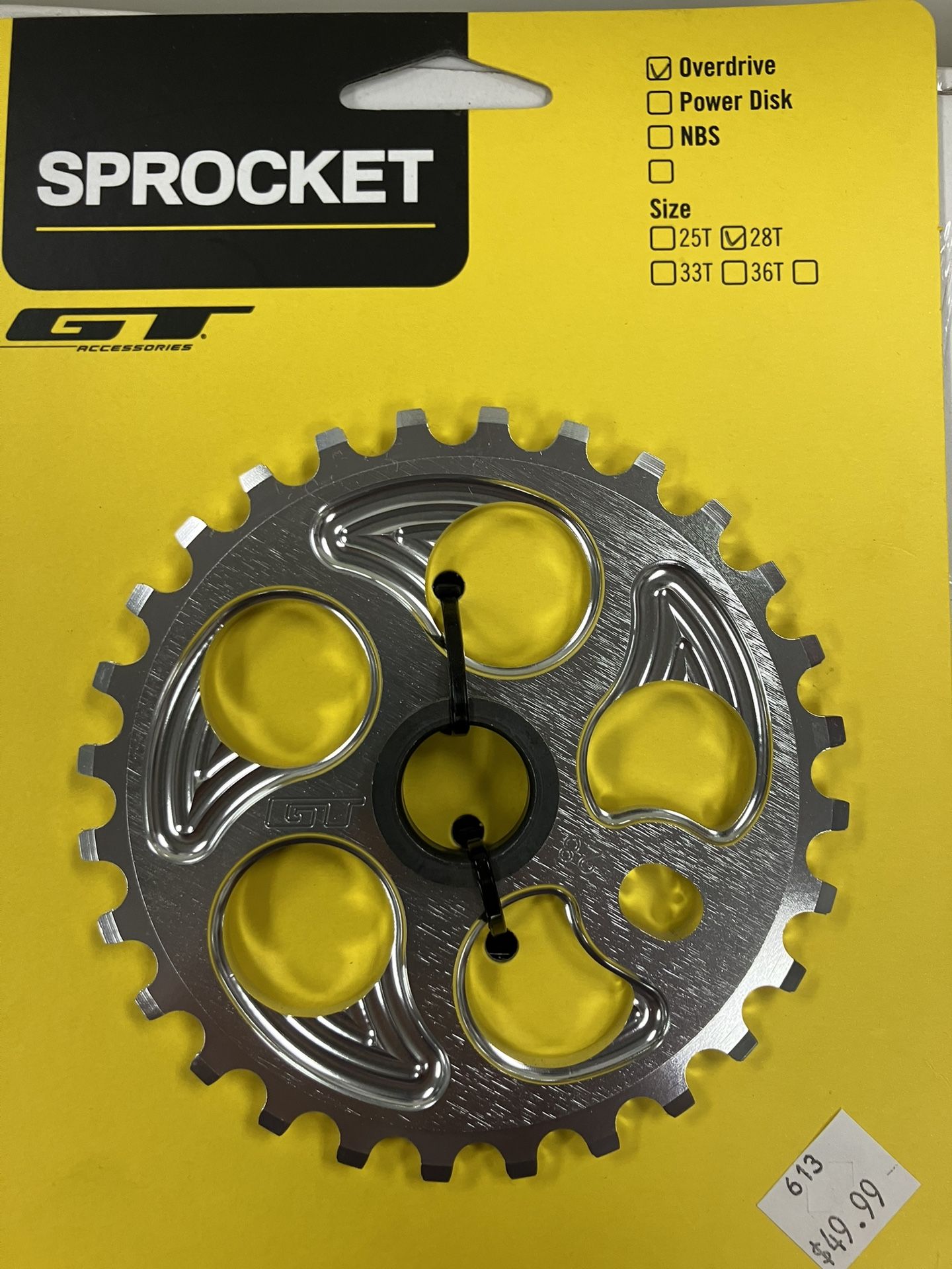 GT Overdrive CNC Sprocket 28T New