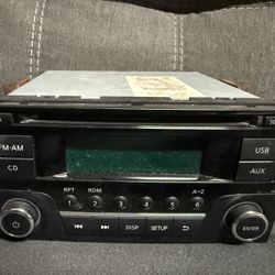 AM FM Radio CD w Aux and Bluetooth Ready Compatible with Nissan 2015 Versa Note double din