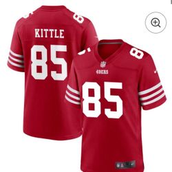  49ers Kittle #85 Stitched Jersey Red size 4XL