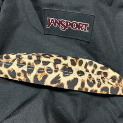 Black With Some Leopard Print Jansport backpack for Sale in Montclair, CA -  OfferUp