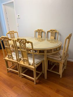 6 chair dinning table -PICK UP ONLY