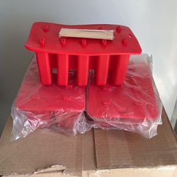 Selling All 3 Together brand new popsicle molds red