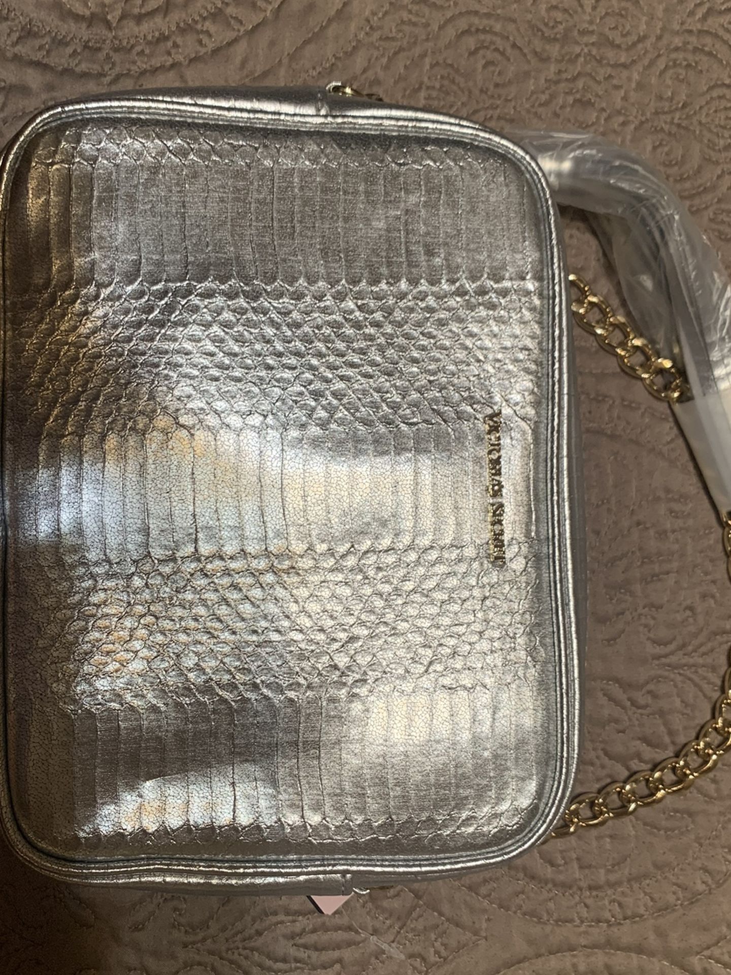 Victoria Secret Silver Crossbody Bag