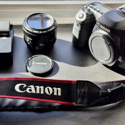 Canon EOS 80D 24.2MP Digital SLR Camera with EF 50mm F1.8 II Lens