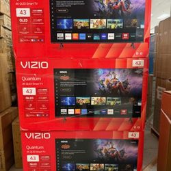 43" Screen QLED SMART 4K ULTRA HDTV BY Vizio.  Hulu Pandora Netflix YouTube And Much More 