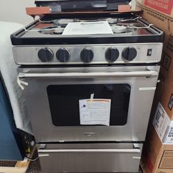 3.0 Cu.ft Gas Range with Sealed Burners in
Stainless Steel